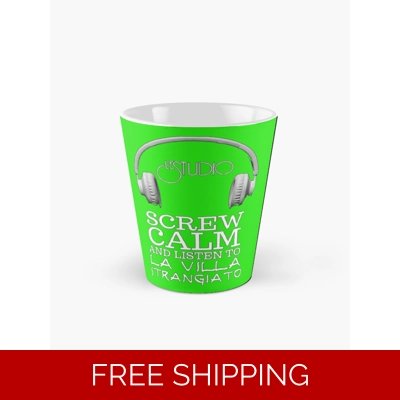 Tall Mug Irish Green Le Studio La Villa Logo White